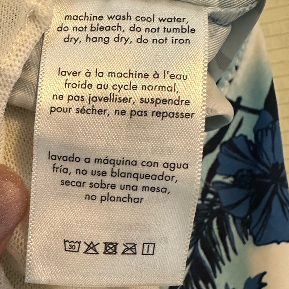 NWT ONIA Men’s The Calder Swim Trunks Shorts Tropical Floral Men’s Size M 7” - Picture 11 of 11